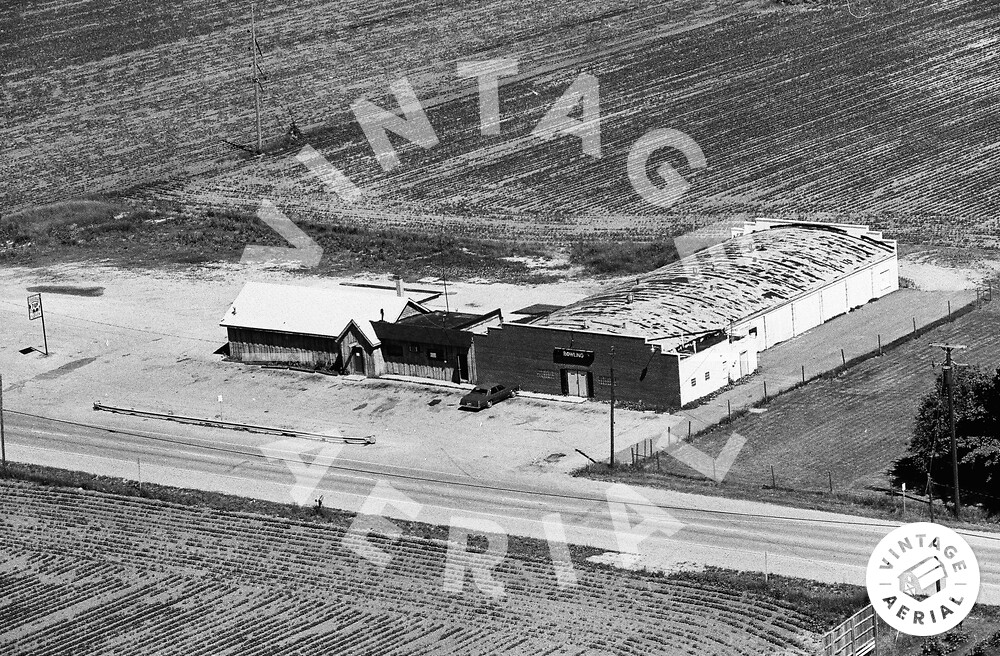 Midway Lanes - 1978 Aerial